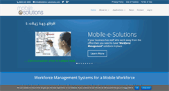 Desktop Screenshot of mobile-e-solutions.com